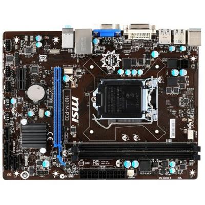 MSI H81M-P33 SC1150PIN VGA+DVI DDR3 ANAKART
